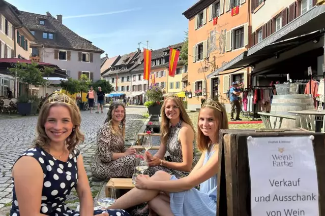 Ein Spaziergang durch die malerische Altstadt und zur Staufener Burg rundete die Deutschlandtour Vormittag ab.